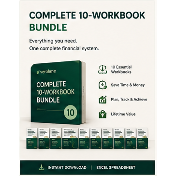Complete Verolane Budget Planner Bundle | 10 Digital Spreadsheet Workbooks