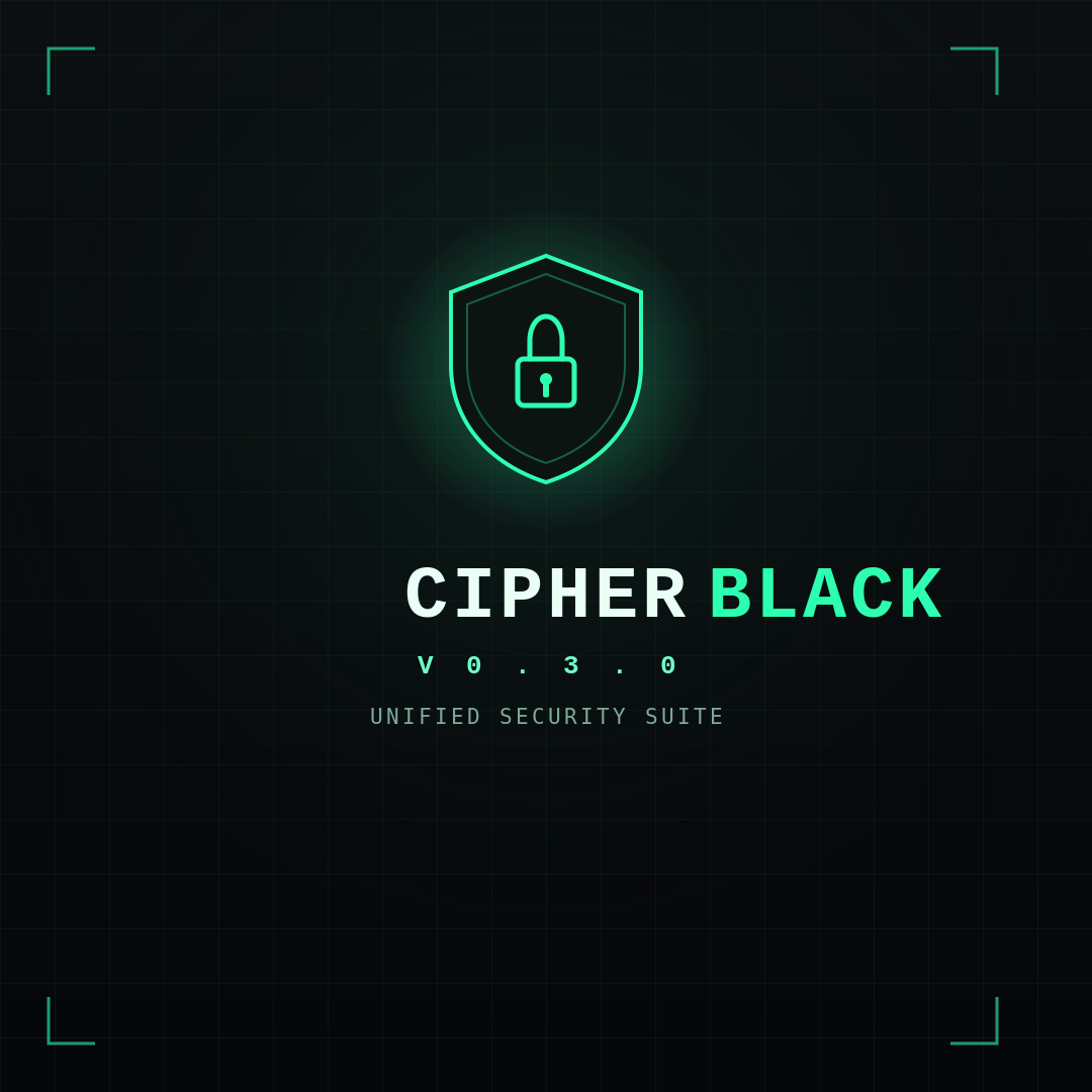Cipher Black v0.3.0 — Unified Security Suite (Digital Download)