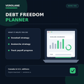 Verolane Debt Freedom Planner Excel workbook hero image