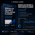 Verolane Irregular Income and Freelancer Planner Excel Workbook for Canada and U.S. editions